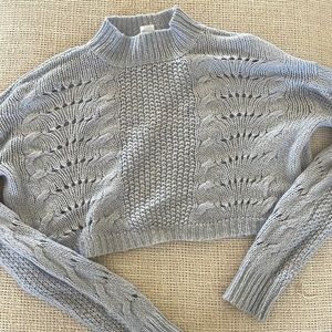 Knit cropped sweater